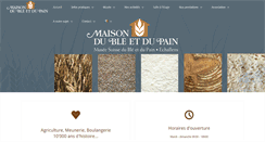 Desktop Screenshot of maison-ble-pain.com